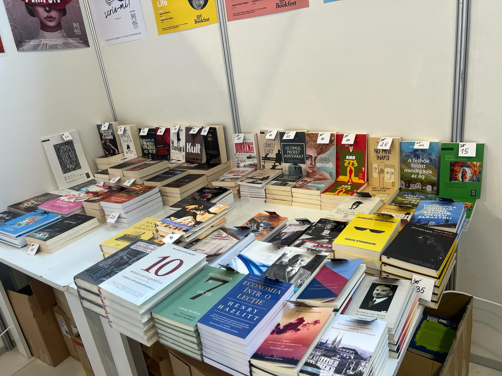 Cărțile noastre la Bookfest Timișoara MisesRo